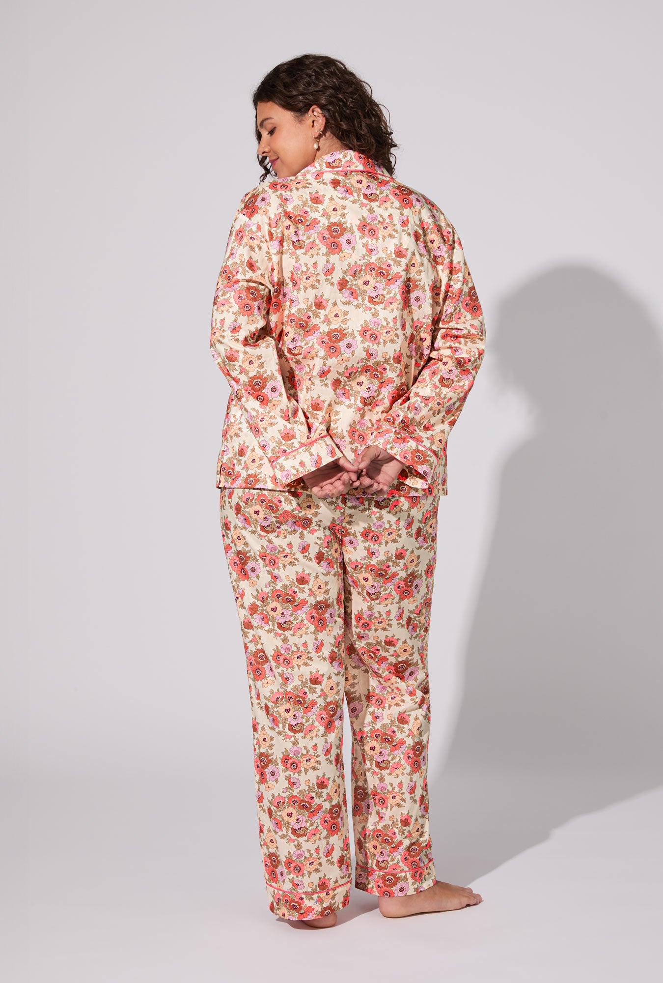 Madeleine Long Sleeve Classic Woven Tana Lawn® PJ Set Made With Liberty Fabric