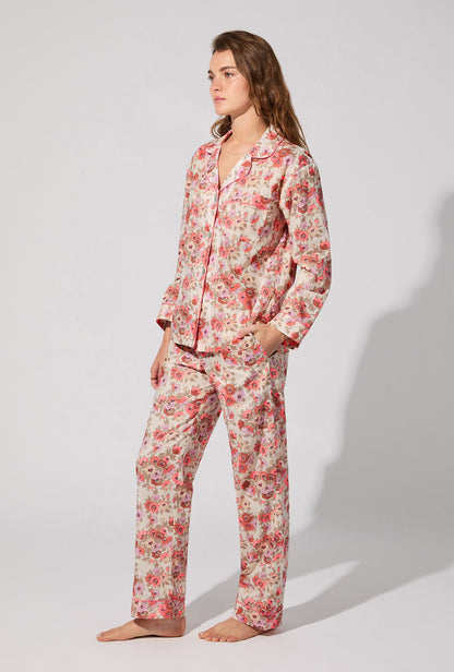 Madeleine Long Sleeve Classic Woven Tana Lawn® PJ Set Made With Liberty Fabric