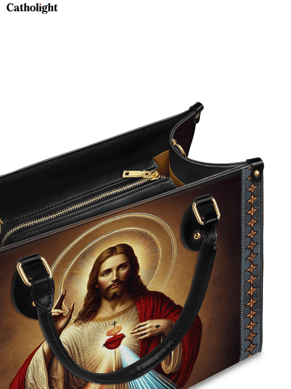 Catholight A Testament of Grace and Compassion Leather Bag