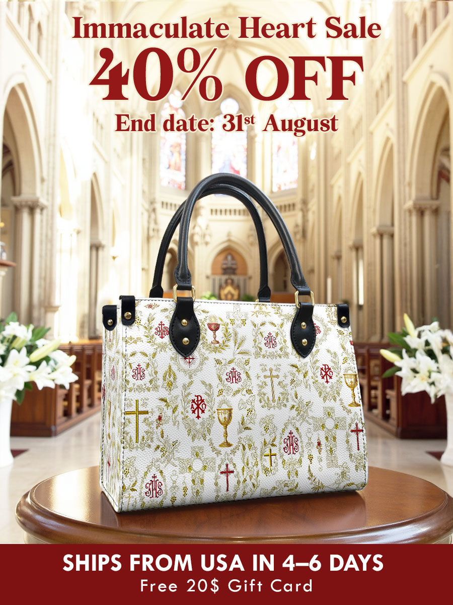 Catholight The Timeless Faith Leather Bag