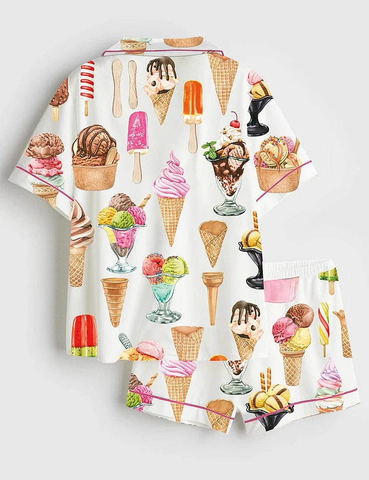 Women's Ice Cream Pajama Set