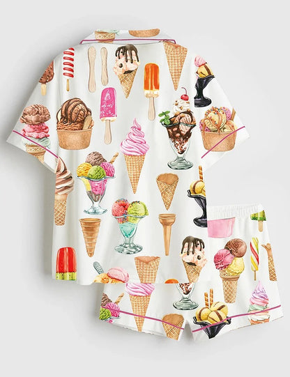 Women's Ice Cream Pajama Set
