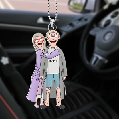 Personalized Gifts For Couple Car Ornament