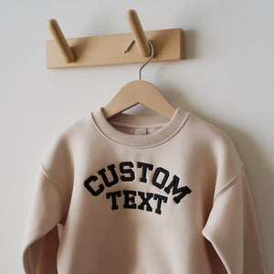 Custom Embroidered Kids Sweatshirt, Personalized Embroidered Sweatshirt for Kids, Sweatshirts for Boys, Sweatshirts for Girls, Gift for Kids