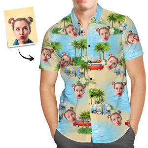 Custom Hawaiian Shirts Island Vacation Personalized Aloha Beach Shirt For Men