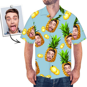 Custom Face All Over Print Tropical Style Hawaiian Shirt