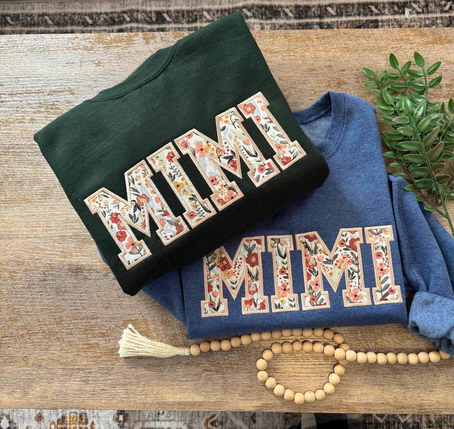 Personalized Comfort Colors Embroidered Grandma Shirt, mama shirt, Gigi Shirt, Gift for Grandma, Nana Shirt New Grandma Gift sweatshirt mimi