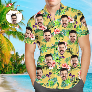 Personalized Hawaiian Shirt Custom Face Shirt Fashion Apparel Hip Hop Style