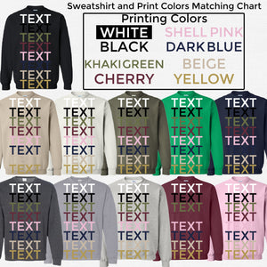 Custom Matching Dad and Mama Sweatshirt Matching Colors Mom and Dad Hoodie Personalized Mama Sweater With Kids Names Custom Dad Crewneck