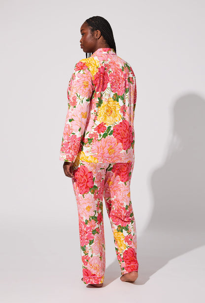 Garden Fresh Long Sleeve Classic Stretch Jersey PJ Set