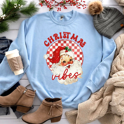 Retro Christmas T-shirt, Vintage Christmas T-shirt, Retro Santa T-shirt, Christmas T-shirt, Christmas T-shirt, Christmas Gift, Sweatshirt Christmas
