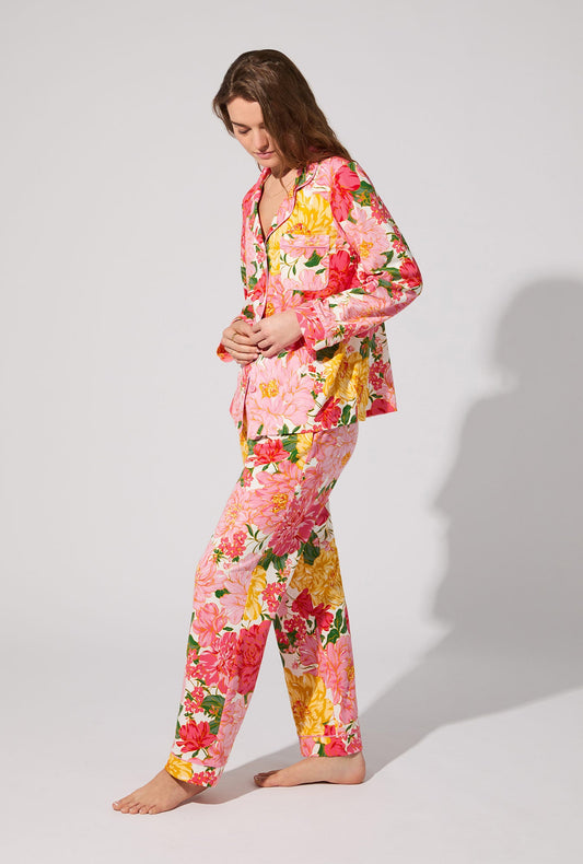 Garden Fresh Long Sleeve Classic Stretch Jersey PJ Set