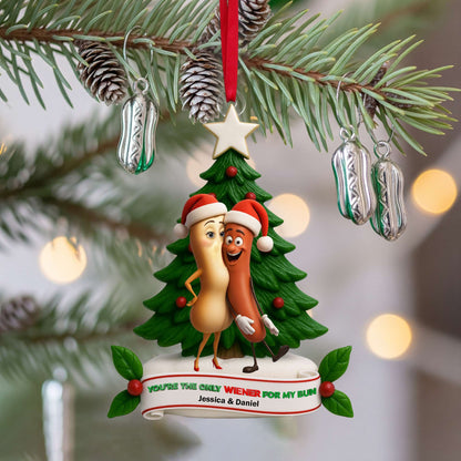 Cute Food Duo Ornament - Personalized Christmas Gifts For Couple