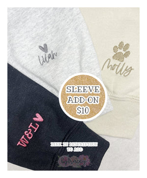 Custom Embroidered Pet Crewneck Sweatshirt, Custom Dog Shirt, Custom Cat Sweatshirt