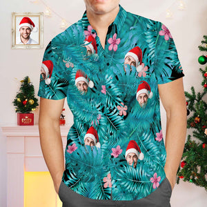 Custom Hawaiian Shirts Black Cat Personalized Aloha Beach Shirt For Men