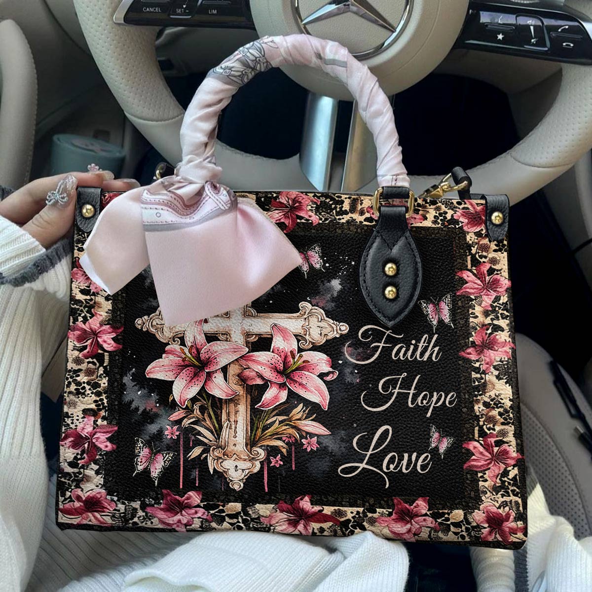 Leather Bag Beautiful Life