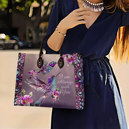 Hummingbird Leather Bag I Am Always With You