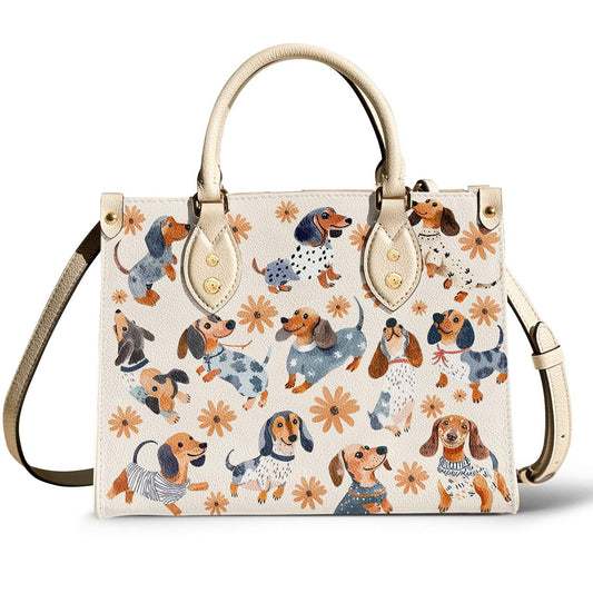 Dachshund Leather Bag Daisy Doxie