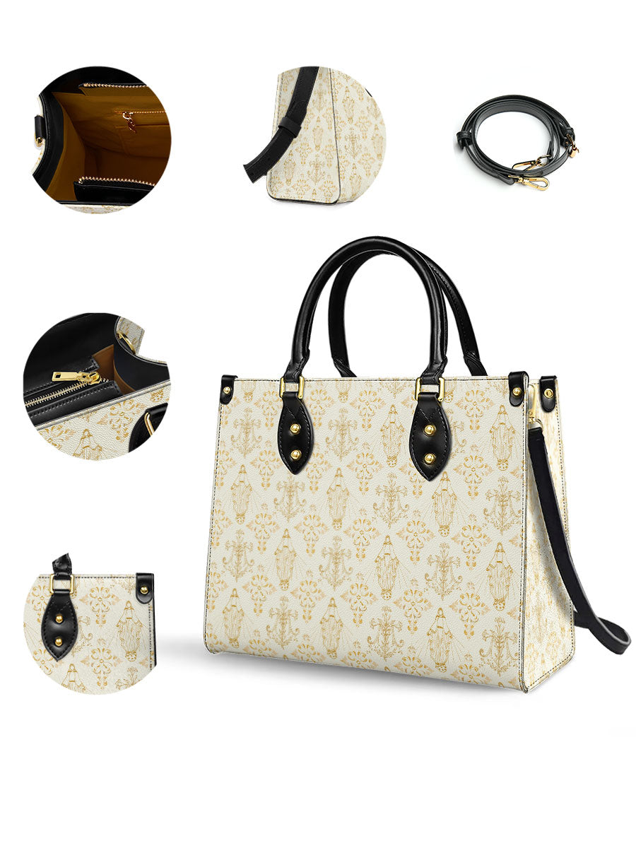 Catholight The Ave Maria Pattern Leather Bag