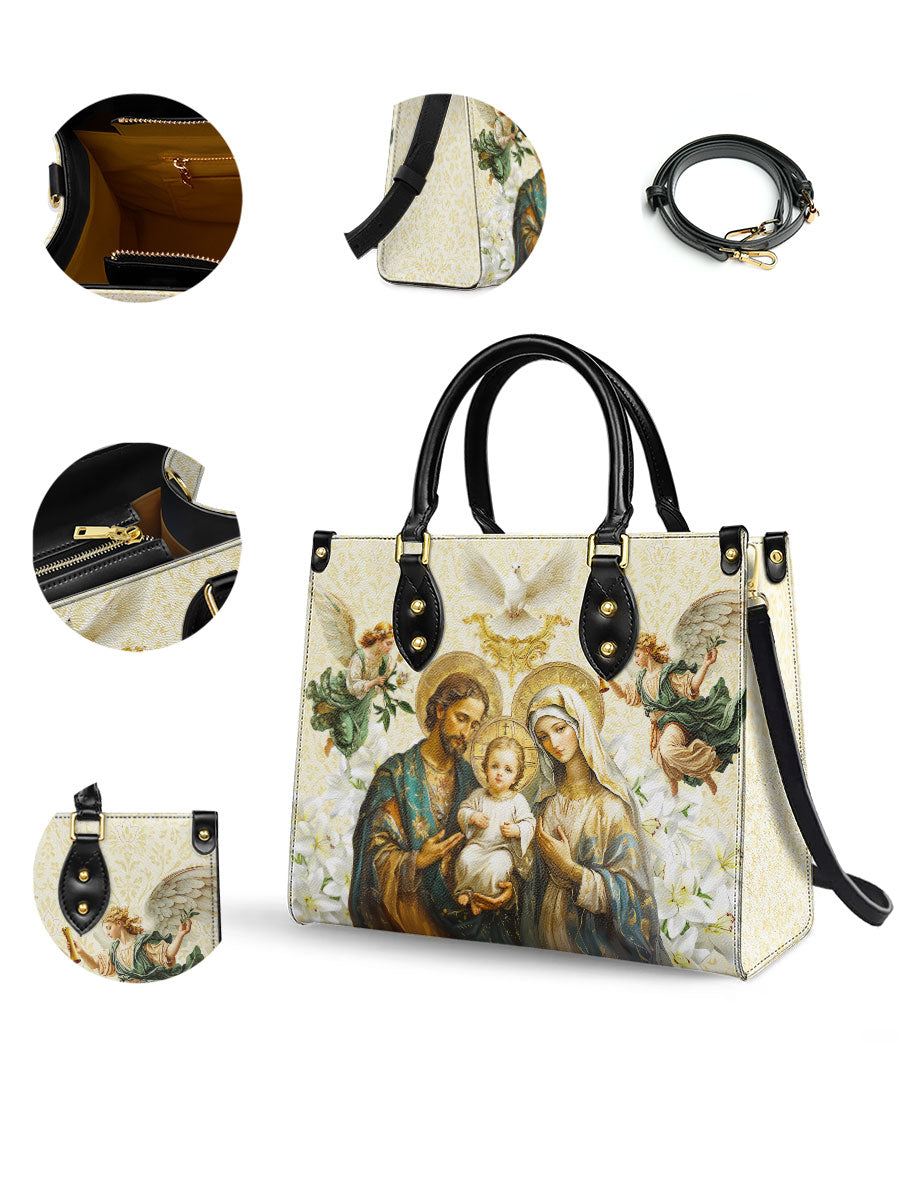 Catholight Holy Family Sacred Leather Bag