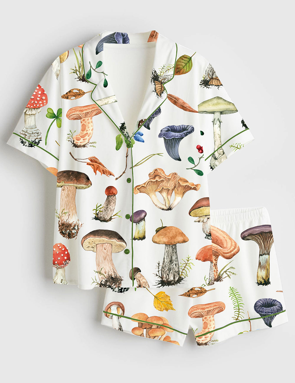 Women's Forest Mushrooms Pajama Set
