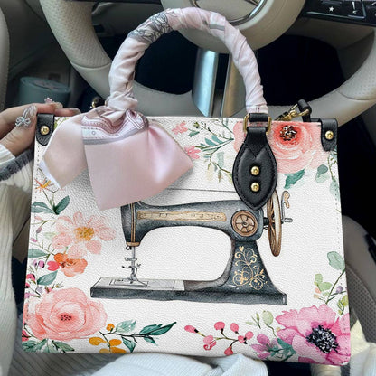 Leather Bag Petals & Needles
