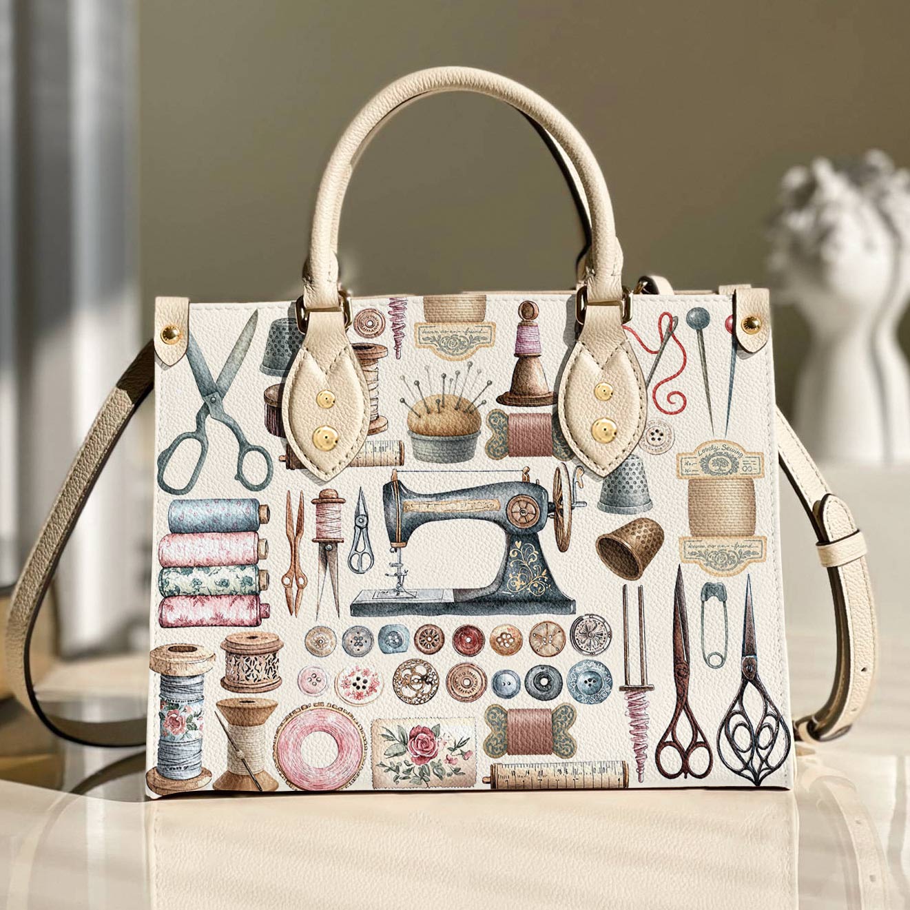 Leather Bag Threaded Memories