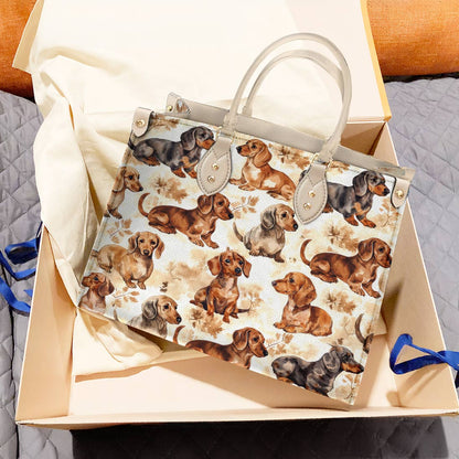 Dachshund Leather Bag Dachshund Dreams