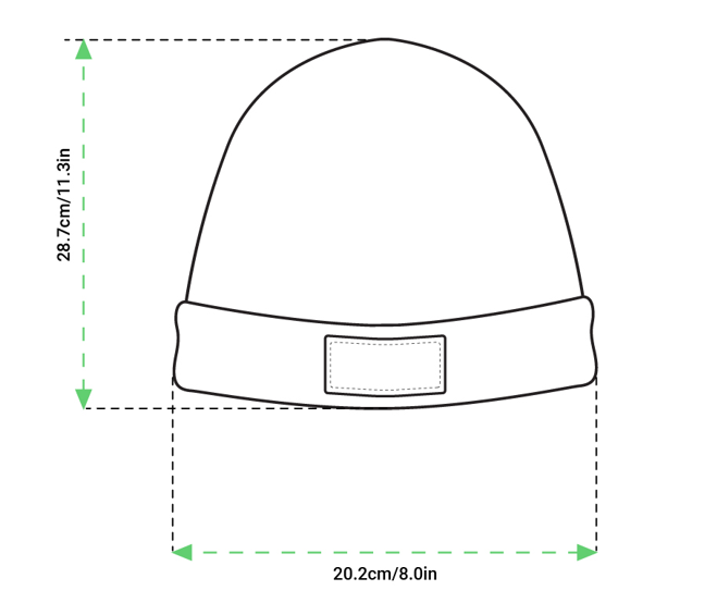 Unholy Beanie, Embroidered Beanie Hat