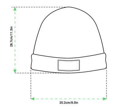 Unholy Beanie, Embroidered Beanie Hat