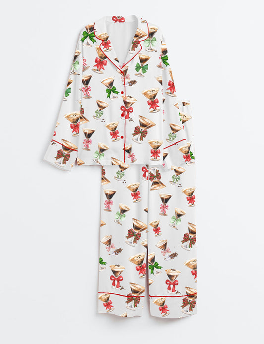 Women's Espresso Martinis Long Sleeve Pajama Set