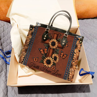 Leather Bag Faith Hope