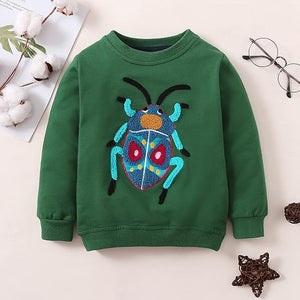 Bumeex Toddler Boy's Kids Crewneck Pullover Sweatshirts 2-7Year