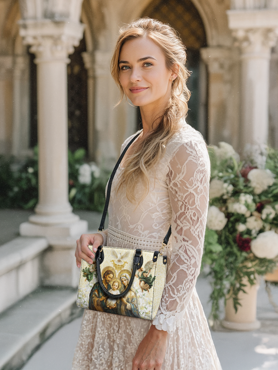 Catholight Holy Family Sacred Leather Bag