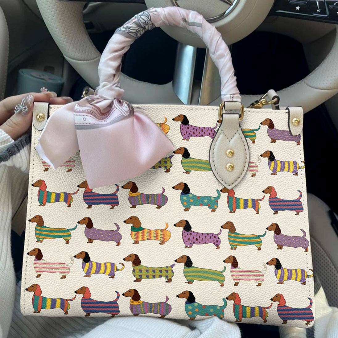 Dachshund Leather Bag Amazing And Stylish