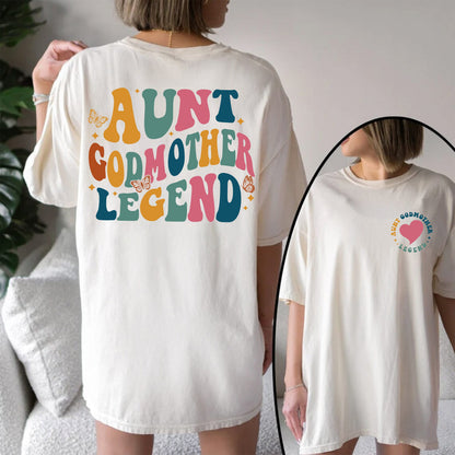 Auntie Godmother legend Shirt, Godmother Shirt, Auntie Shirt, Godmother Gift, Godmother Proposal Gift, Godmama Sweater, Gift From Godson