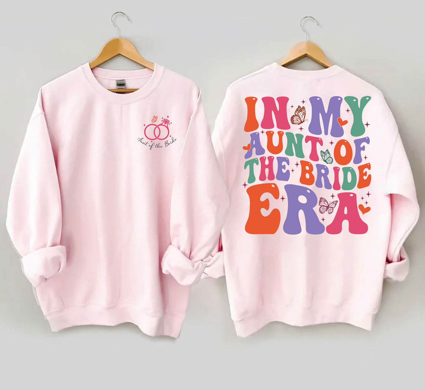 Aunt Of The Bride Sweatshirt, Gift For Auntie From Bride, Bride Shirt, Wedding Gift for Aunt, Bride's Aunt Gift, Bachelorette,Gift for Aunt