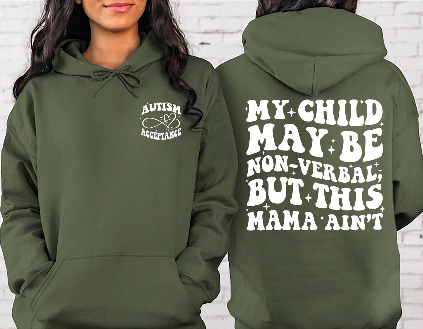 Autism Awareness Shirt, My Child May Be Non-Verbal But This Mama Ain’t Tshirt, Autism Mama Shirt hoodies