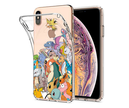 All Pocket Monsters phone case for iPhone Gifts Clear Cell Silicone Cover