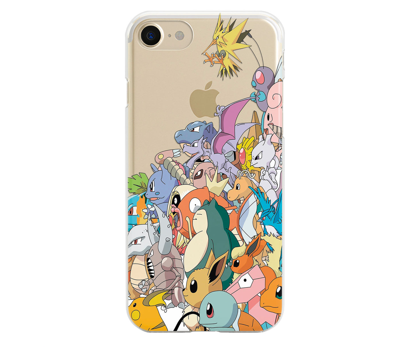All Pocket Monsters phone case for iPhone Gifts Clear Cell Silicone Cover