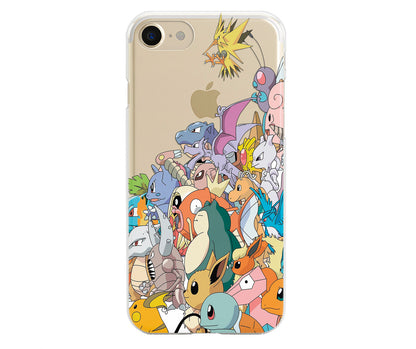 All Pocket Monsters phone case for iPhone Gifts Clear Cell Silicone Cover