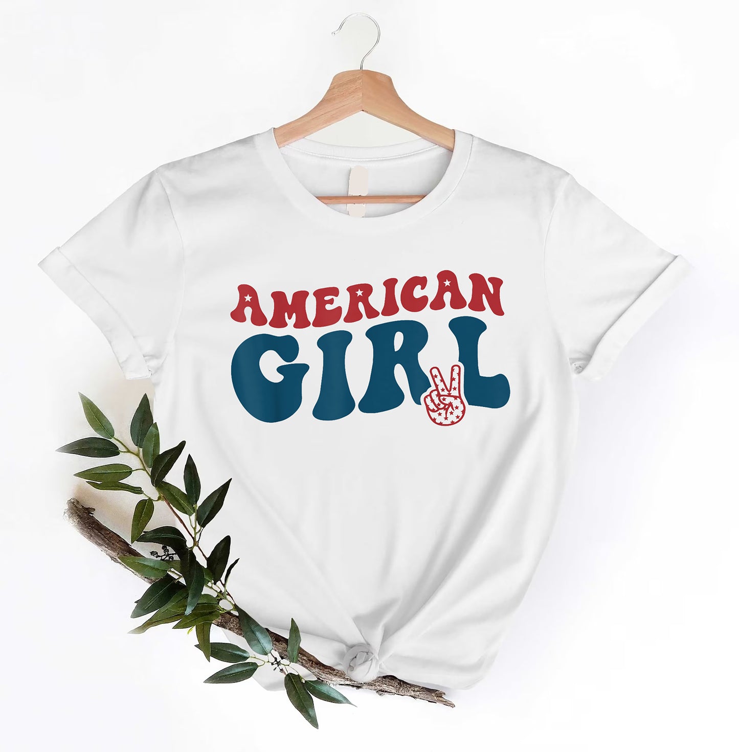 American Girls 4th of July Patriotic T-Shirt, atriotic Shirt, Independence Day Tshirt, Make America Great Again Tee
