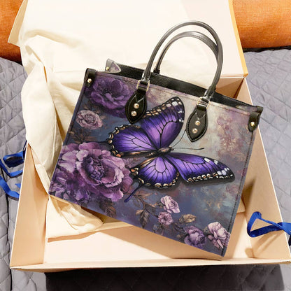 Leather Bag Enchanted Violet