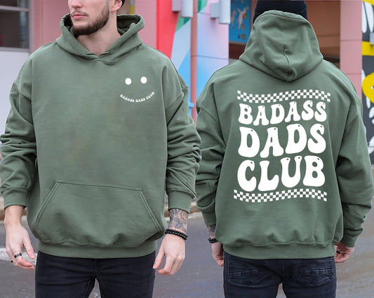 Badass Dads Club sweatshirt hoodies, Badass Dad Tshirt, Skeleton Hand, Cool Dad Gifts, Fathers Day Gift From Son, Dad Birthday Gift