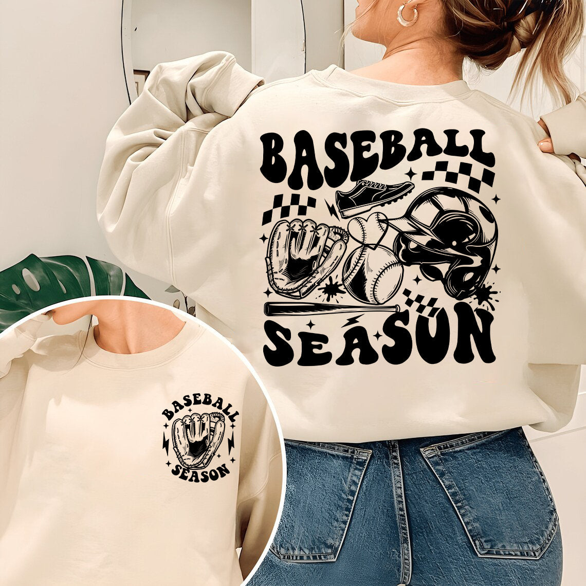 Baseball Skeleton Sweatshirt, Season Baseball Shirt, Baseball Lover Gift, Baseball Shirt, Baseball Team Shirt, Season Shirt