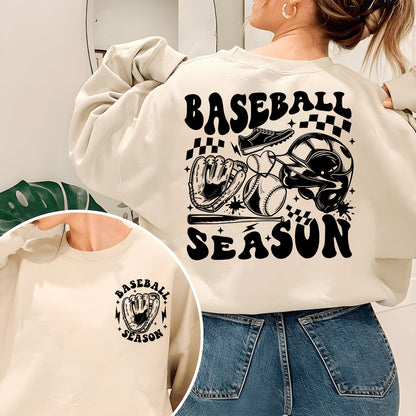 Baseball Skeleton Sweatshirt, Season Baseball Shirt, Baseball Lover Gift, Baseball Shirt, Baseball Team Shirt, Season Shirt