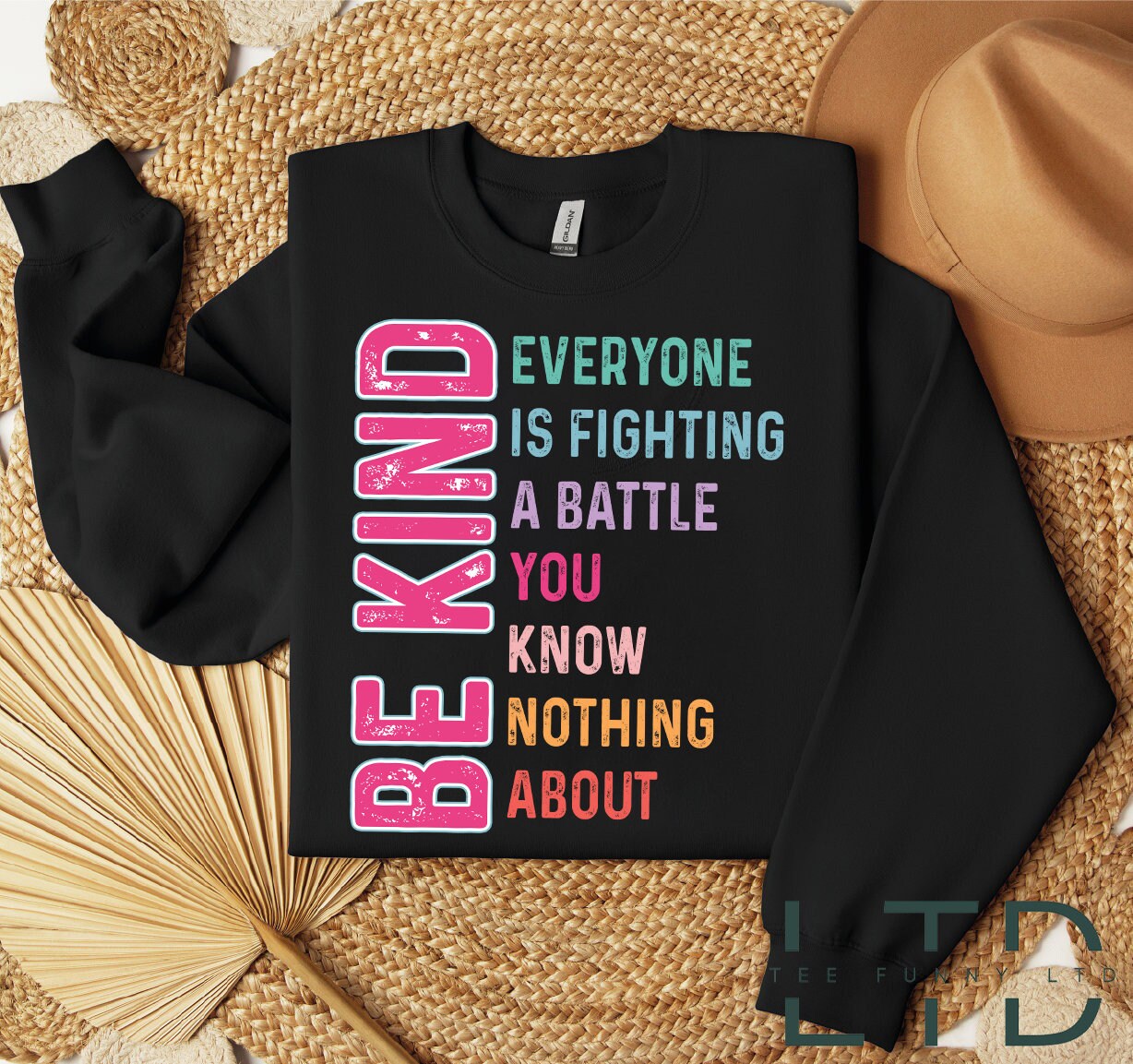 Be Kind Everyone You Meet is Fighting A Battle You Know Nothing About Shirt, Kindness Shirt,Cute Inspirational Shirt,  Positivity Shirt