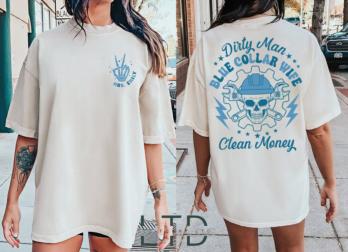 Blue Collar Wives Club Shirt, Blue Collar Shirt, Funny Wife Gifts, Blue Collar Wife Sweatshirt, Mothers Day Gift, Funny Blue Collar Shirt
