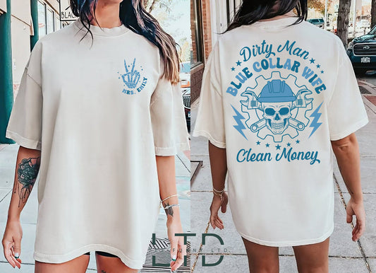 Blue Collar Wives Club Shirt, Blue Collar Shirt, Funny Wife Gifts, Blue Collar Wife Sweatshirt, Mothers Day Gift, Funny Blue Collar Shirt