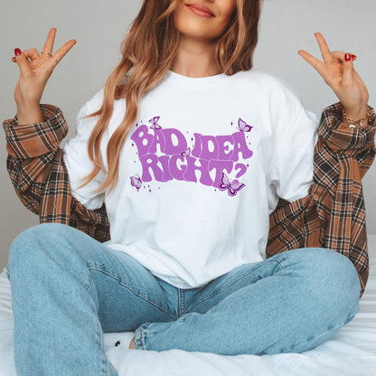 Bad Idea Right Shirt, Inspired T-shirt, Music Lover, OR Tour, Guts Tour Shirts
